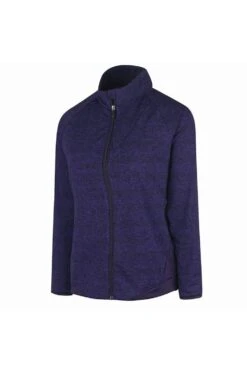 Island Green Ladies Lined Sweater With Raglan Sleeve Plum  