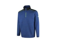 Island Green Mens Sweater With Seam Pockets Royal Blue  