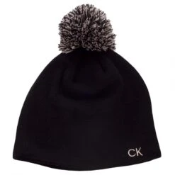 Calvin Klein Golf Gorra Bobble Beanie Black  