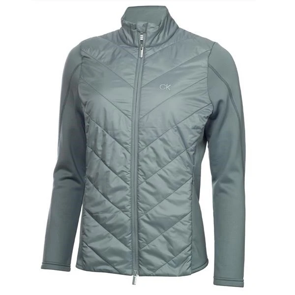 Calvin Klein Golf Lago Hybrid Ladies Jacket Sage 1 Calvin Klein Golf Lago Hybrid Ladies Jacket Sage