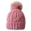 Surprize Shop Waterproof Bobble Hat Pastel Pink  