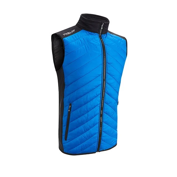 Proquip Chevron Quilted Gilet Blue/Black 1 Proquip Chevron Quilted Gilet Blue/Black