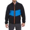 FootJoy HydroLite Rain Jacket Black, Sapphire & Orange  