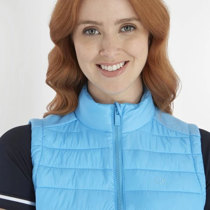 Calvin Klein Golf Hutchinson Ladies Golf Hybrid Gilet Heritage Blue 4 Calvin Klein Golf Hutchinson Ladies Golf Hybrid Gilet Heritage Blue - Image 4