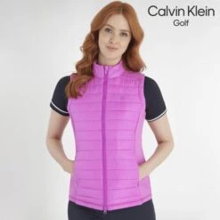 Calvin Klein Golf Hutchinson Ladies Golf Hybrid Gilet Orchid