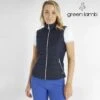 Green Lamb Maria Quilted Ladies Golf Gilet With Stretch Back Navy  