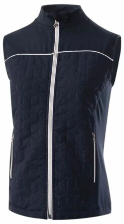 Island Green Ladies Lightweight Padded Golf Gilet Navy  