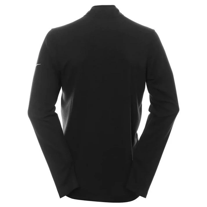 Nike Golf Dri-FIT Victory Mens 1/2-Zip Golf Sweater Black/White 2 Nike Golf Dri-FIT Victory Mens 1/2-Zip Golf Sweater Black/White - Image 2