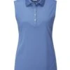 Ping Solene Ladies Sleeveless Polo Shirt Lilac  