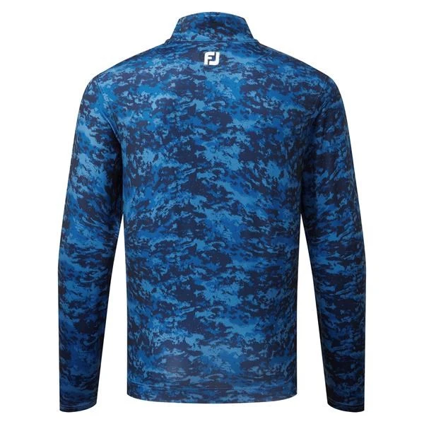 FootJoy Cloud Camo Midlayer Navy 2 FootJoy Cloud Camo Midlayer Navy - Image 2