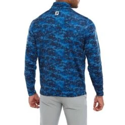 FootJoy Cloud Camo Midlayer Navy 8 FootJoy Cloud Camo Midlayer Navy -Golf Sales Store 43501 3