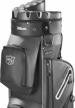 Wilson I-Lock Dry Cart Bag Black/Silver   -Golf Sales Store 43566 4