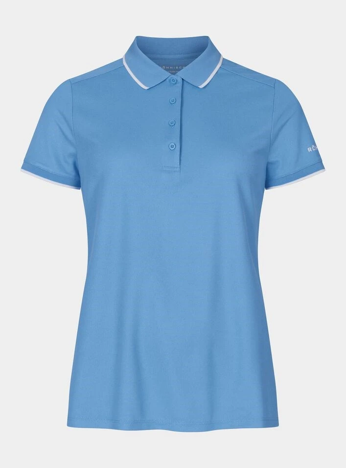 Rohnisch Miriam Ladies Poloshirt Heavenly Blue 3 Rohnisch Miriam Ladies Poloshirt Heavenly Blue - Image 3