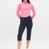 Rohnisch Chie Ladies Capri Navy  