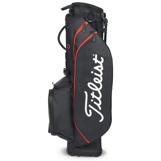 Titleist Players 4 Stand Bag Black/Black/Red 2 Titleist Players 4 Stand Bag Black/Black/Red - Image 2