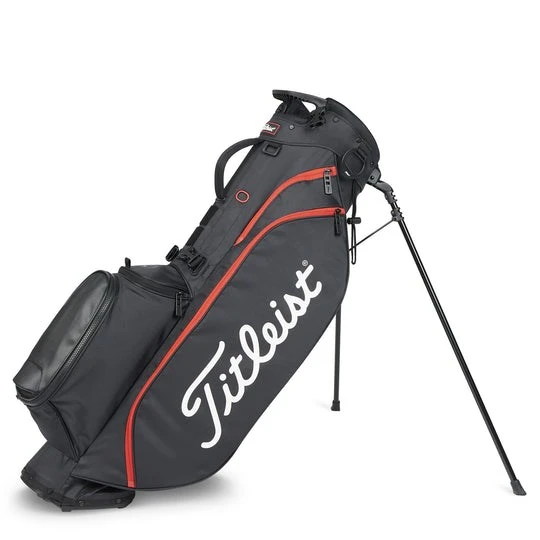 Titleist Players 4 Stand Bag Black/Black/Red 1 Titleist Players 4 Stand Bag Black/Black/Red