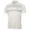 Calvin Klein Golf Marina Mens Golf Polo Shirt Platinum  