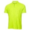 Calvin Klein Golf New Monogram Pique Mens Golf Polo Shirt Citrus/Navy  