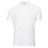 Calvin Klein Golf New Monogram Pique Mens Golf Polo Shirt White/Black  