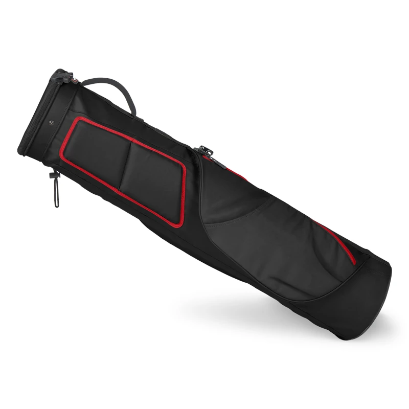 Titleist Carry Bag Black/Black/Red 2 Titleist Carry Bag Black/Black/Red - Image 2