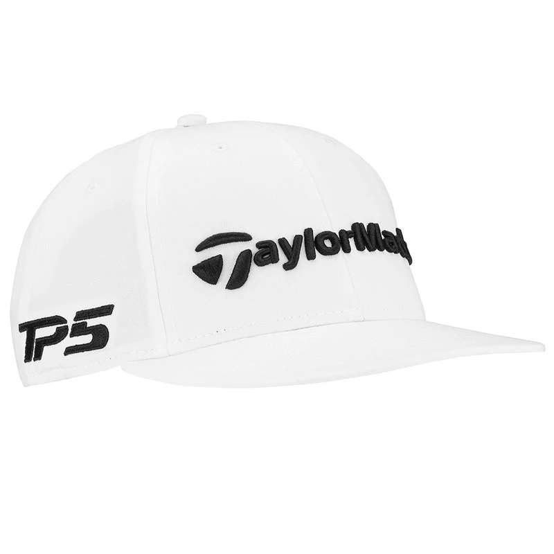 TaylorMade Tm23 Tour Flatbill Cap White 2 TaylorMade Tm23 Tour Flatbill Cap White - Image 2