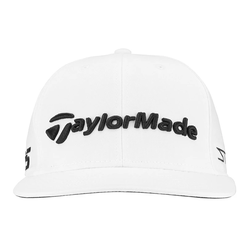 TaylorMade Tm23 Tour Flatbill Cap White 3 TaylorMade Tm23 Tour Flatbill Cap White - Image 3