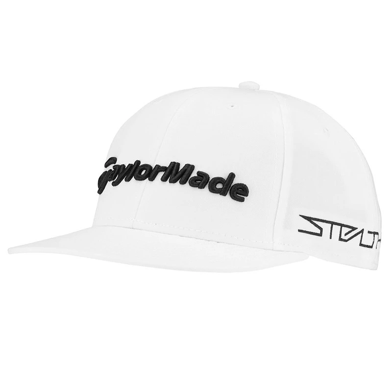 TaylorMade Tm23 Tour Flatbill Cap White 1 TaylorMade Tm23 Tour Flatbill Cap White