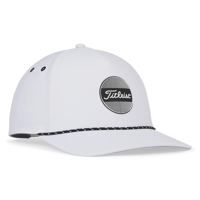 Titleist Boardwalk Rope Cap White/Black 1 Titleist Boardwalk Rope Cap White/Black