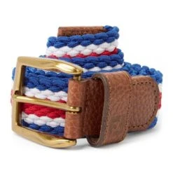 FootJoy Striped Belt Twilight/Racing Red/White