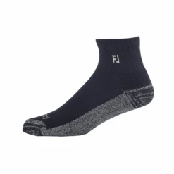 FootJoy Prodry Quarter Black Golf Socks  