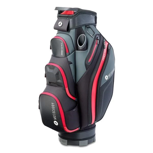 Motocaddy 2023 Pro Series Cart Bag Black/Red 1 Motocaddy 2023 Pro Series Cart Bag Black/Red