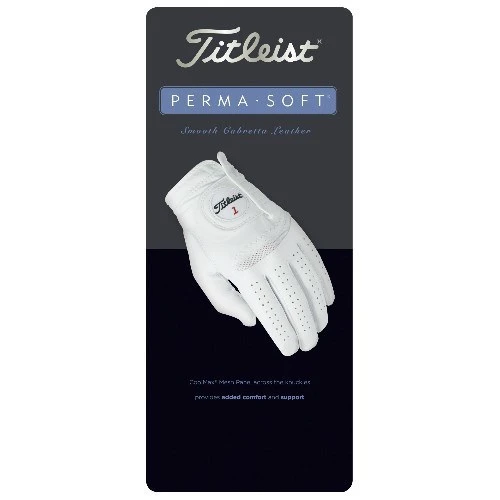Titleist PermaSoft Glove White Left Hand 3 Titleist PermaSoft Glove White Left Hand - Image 3