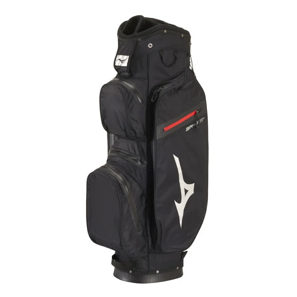 Mizuno BR-DRI Golf Cart Bag - Black/Silver 1 Mizuno BR-DRI Golf Cart Bag - Black/Silver