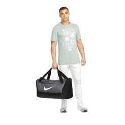 NIKE Brasilia 9.5 Holdall Duffel Bag - Iron Grey / Black / White -Golf Sales Store NIKDH7710026 Grey12