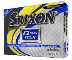 Srixon Q Star Tour Golf Balls - Yellow