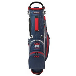 Rife Waterproof Golf Stand Bag - Navy/Red -Golf Sales Store Rife Waterproof Stand Bag nvy 3