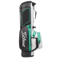 Titleist Players 4 Stadry Golf Stand Bag - Black/Grey/Green -Golf Sales Store Titleist 2022 Players 4 Stadry Stand Bag Black Grey Green 3