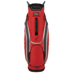 Titleist 2022 Cart 14 Lightweight Golf Cart Bag - Red/Grey/Graphite -Golf Sales Store Titleist Cart 14 Lightweight Golf Bag red grey 3