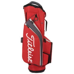 Titleist 2022 Cart 14 Lightweight Golf Cart Bag - Red/Grey/Graphite -Golf Sales Store Titleist Cart 14 Lightweight Golf Bag red grey 4