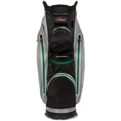 Titleist Stadry 14 Golf Cart Bag - Grey/Black/Green -Golf Sales Store Titleist Cart 14 stadry Golf Bag grey blk green 3