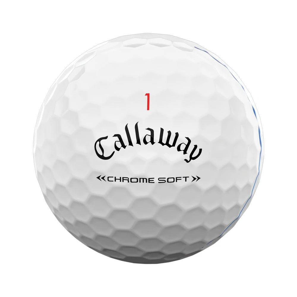 Callaway Chrome Soft 2022 Triple Track Golf Balls - White 2 Callaway Chrome Soft 2022 Triple Track Golf Balls - White - Image 2