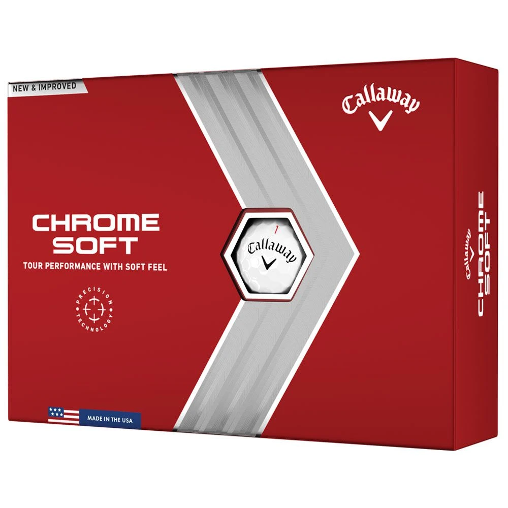 Callaway Chrome Soft 2022 Golf Balls - White 1 Callaway Chrome Soft 2022 Golf Balls - White