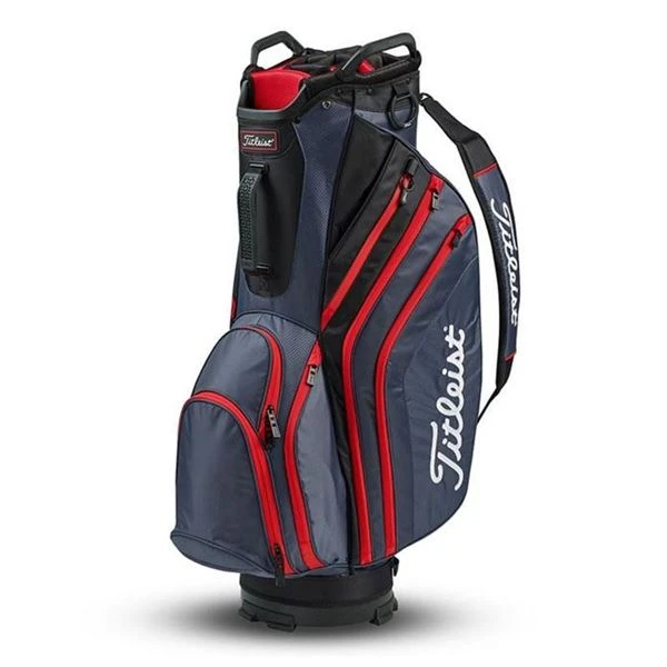 Titleist Cart 14 Lightweight Golf Cart Bag - Charcoal/Black/Red 1 Titleist Cart 14 Lightweight Golf Cart Bag - Charcoal/Black/Red