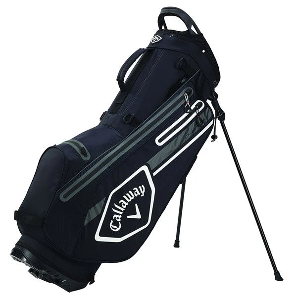 Callaway Chev Dry Golf Stand Bag - Black/Charcoal/White 1 Callaway Chev Dry Golf Stand Bag - Black/Charcoal/White