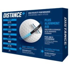 Taylormade Distance+ Golf Balls - White 5 Taylormade Distance+ Golf Balls - White -Golf Sales Store distance plus ball white 3