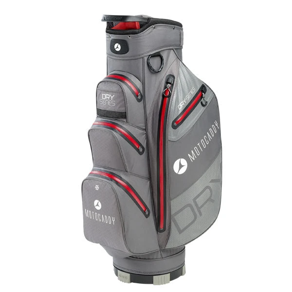 Motocaddy Dry-Series Golf Cart Bag - Charcoal/Red 1 Motocaddy Dry-Series Golf Cart Bag - Charcoal/Red