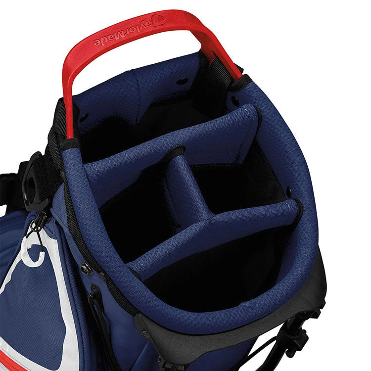 Taylormade 2021 Flextech Lite Golf Stand Bag - Navy/Cool Grey 2 Taylormade 2021 Flextech Lite Golf Stand Bag - Navy/Cool Grey - Image 2