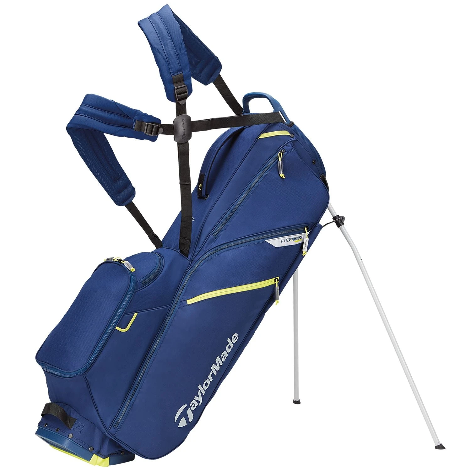 Taylormade 2021 Flextech Lite Golf Stand Bag - Navy/Cool Grey 1 Taylormade 2021 Flextech Lite Golf Stand Bag - Navy/Cool Grey