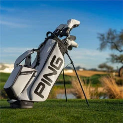Ping Hoofer Tour Staff Golf Stand Bag - Black/White - Limited Edition 10 Ping Hoofer Tour Staff Golf Stand Bag - Black/White - Limited Edition -Golf Sales Store hoofertour blkwhite5