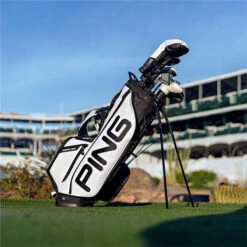 Ping Hoofer Tour Staff Golf Stand Bag - Black/White - Limited Edition 11 Ping Hoofer Tour Staff Golf Stand Bag - Black/White - Limited Edition -Golf Sales Store hoofertour blkwhite6